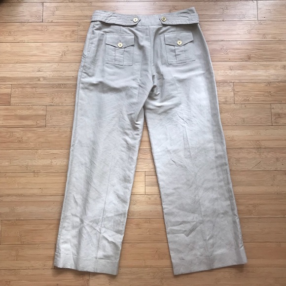 JC DE CASTELBAJAC Linen Silk Pants IT 48 US 12 - Picture 6 of 7